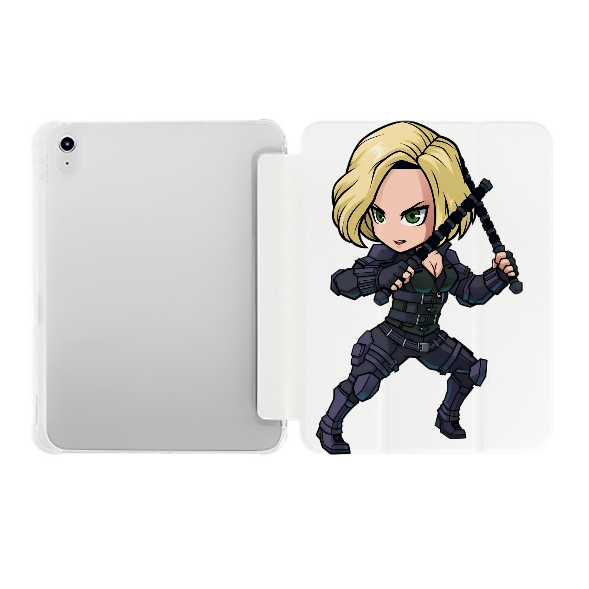 （画像用） アベンジャーズ The Avengers IPad ケース ペン収納付き 三つ折りスタンド PUレザー×シリコン 対応機種9.5/10.5/10.9インチ